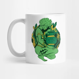 Forrest Green Aquarius Beauty Mug